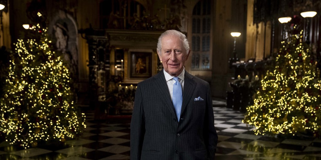 The King’s Christmas message to be from Westminster Abbey