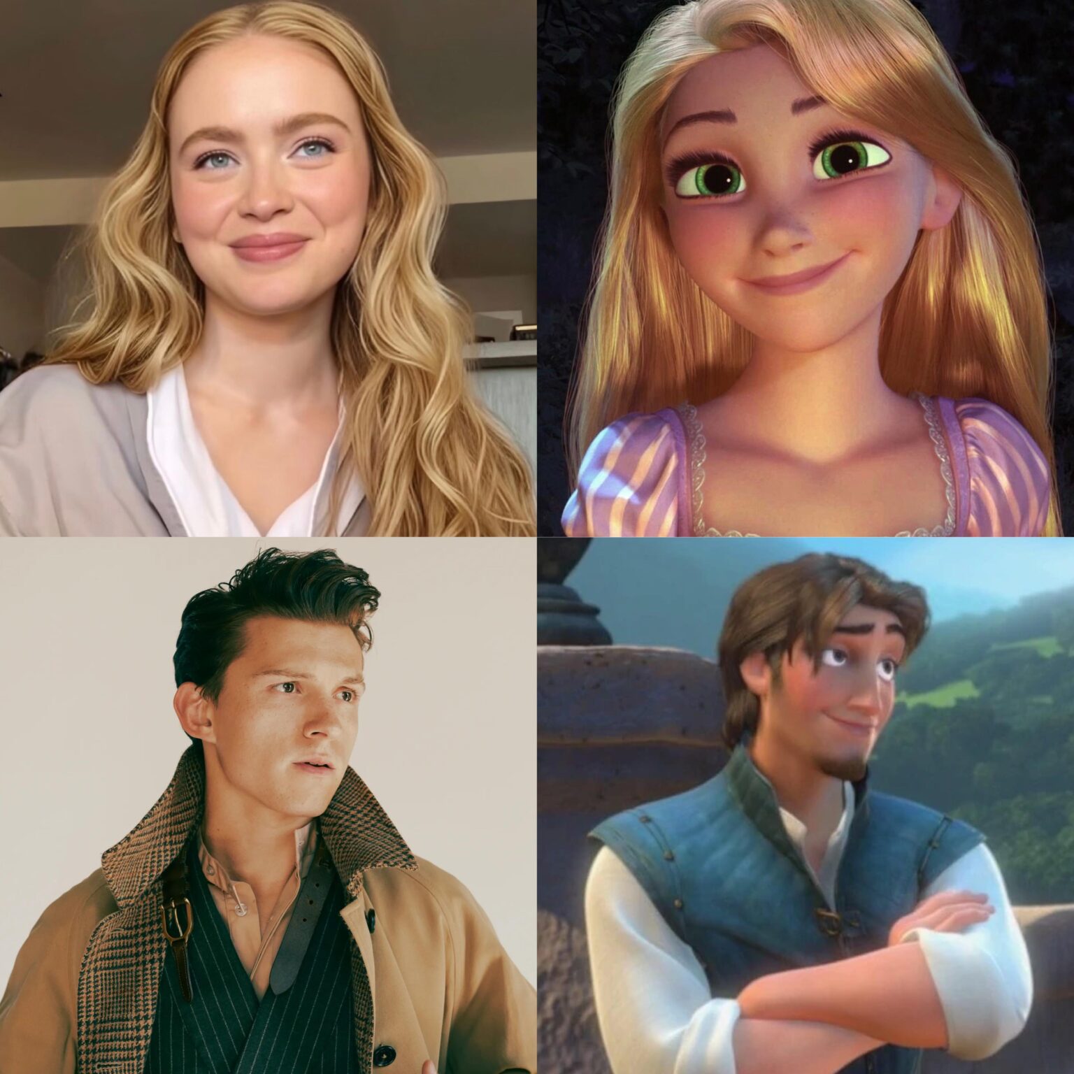 Sadie Sink and Tom Holland are reportedly among top choices to play Rapunzel and Flynn Rider in live-action Tangled film