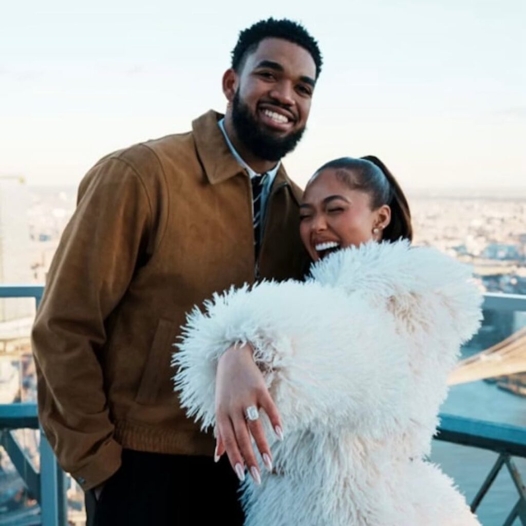 Jordyn Woods and NBA player, Karl-Anthony Towns are engaged