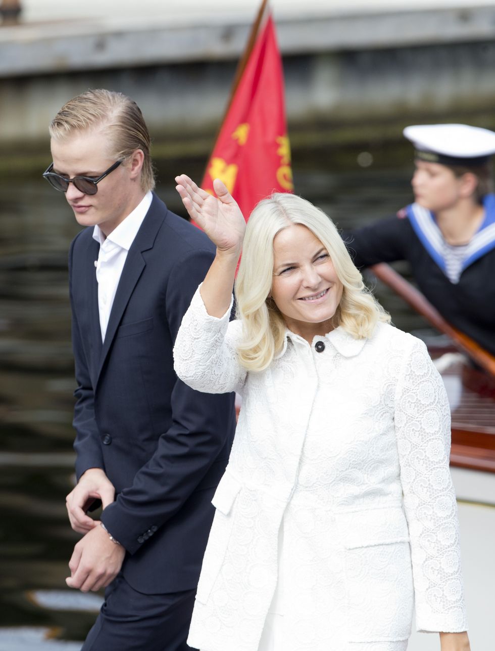 Marius Borg H\u00f8iby and Crown Princess Mette-Marit
