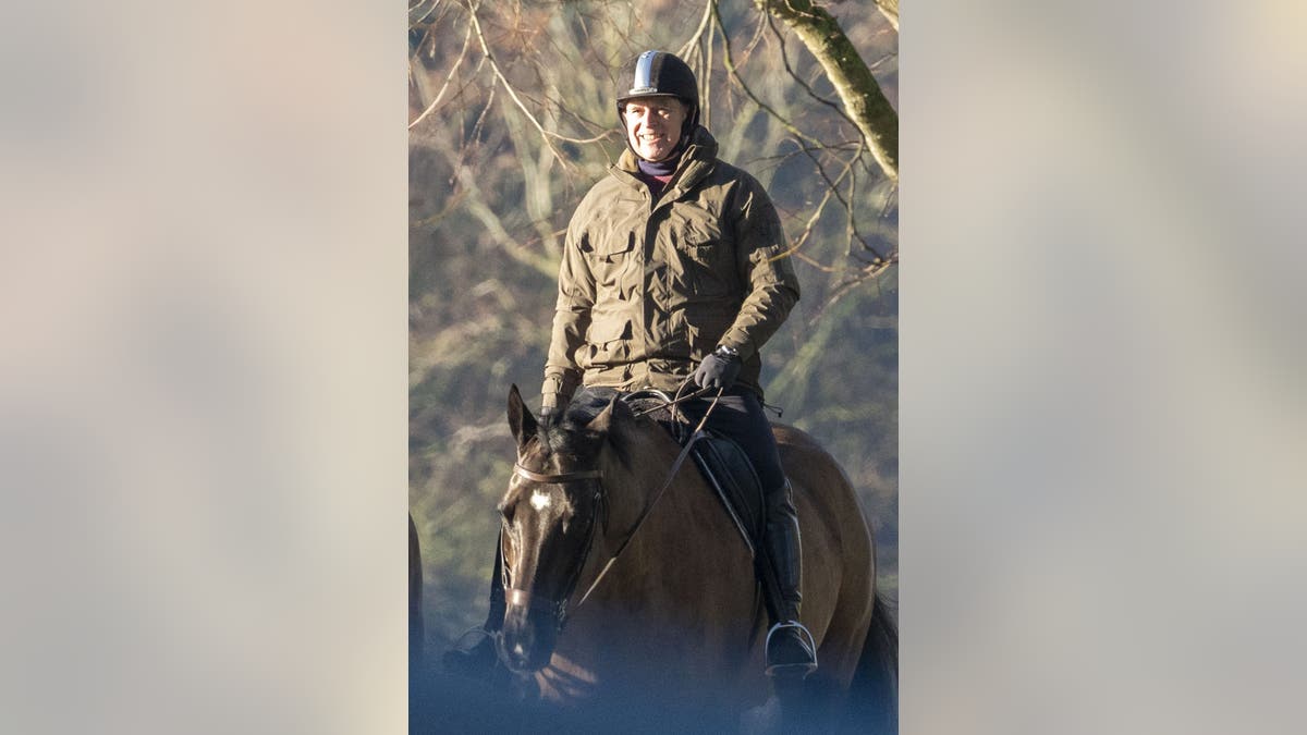Andrew horseback riding
