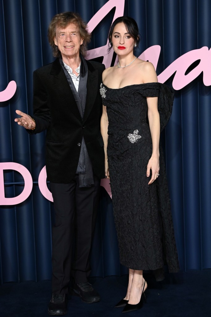 Mick Jagger and Melanie Hamrick  attend The Fashion Awards 2025