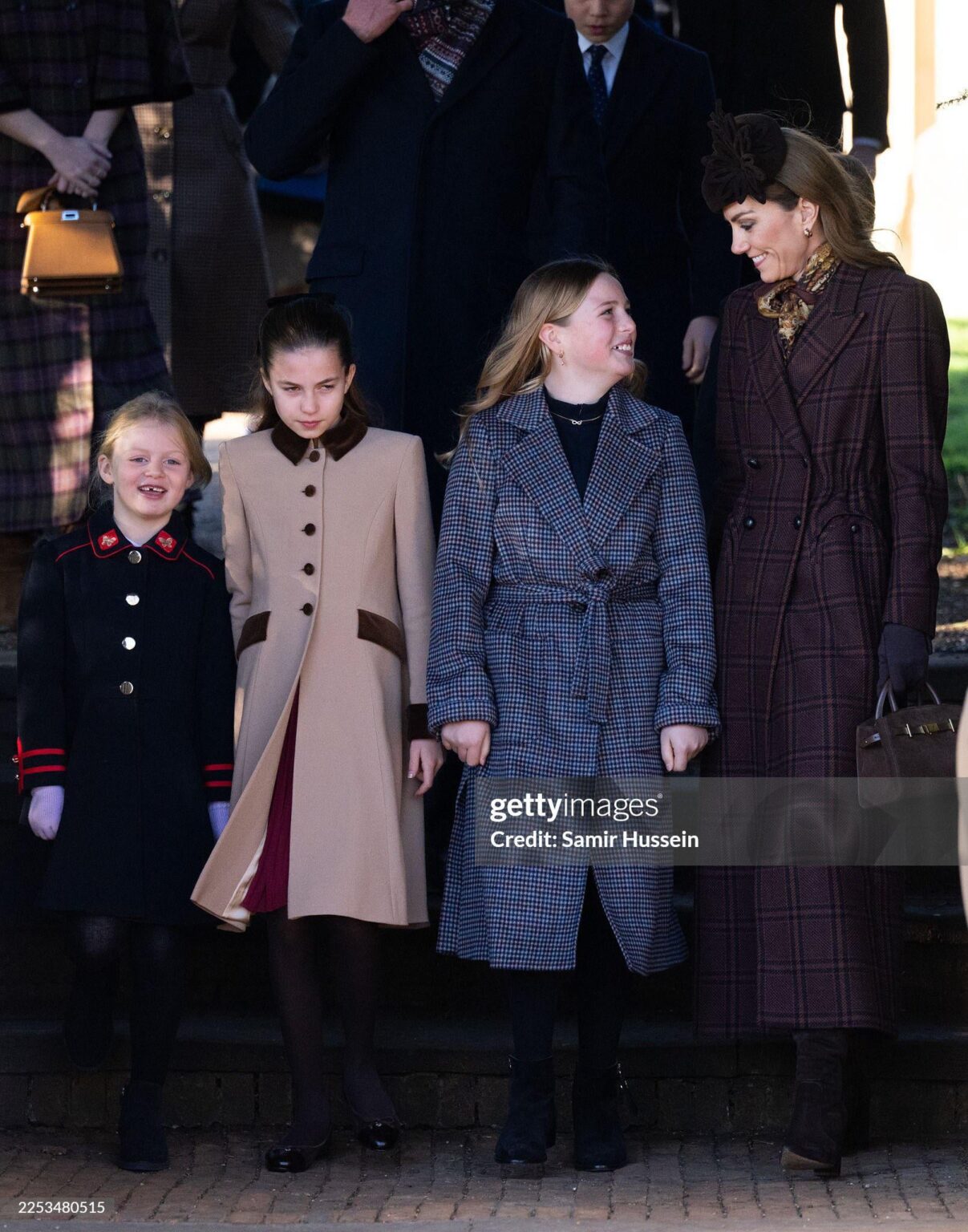 Sweet moment between Mia Tindall and the Princess of Wales leaving church on Christmas Day