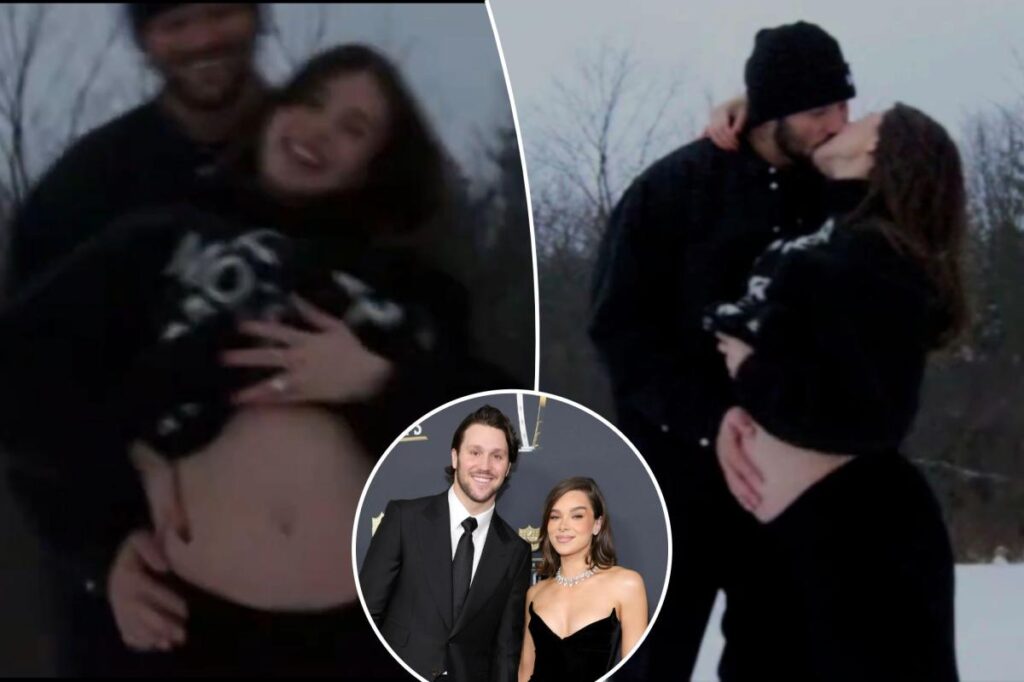 Hailee Steinfeld, Josh Allen reveal pregnancy with baby bump video Hailee Steinfeld, Josh Allen reveal pregnancy with baby bump video