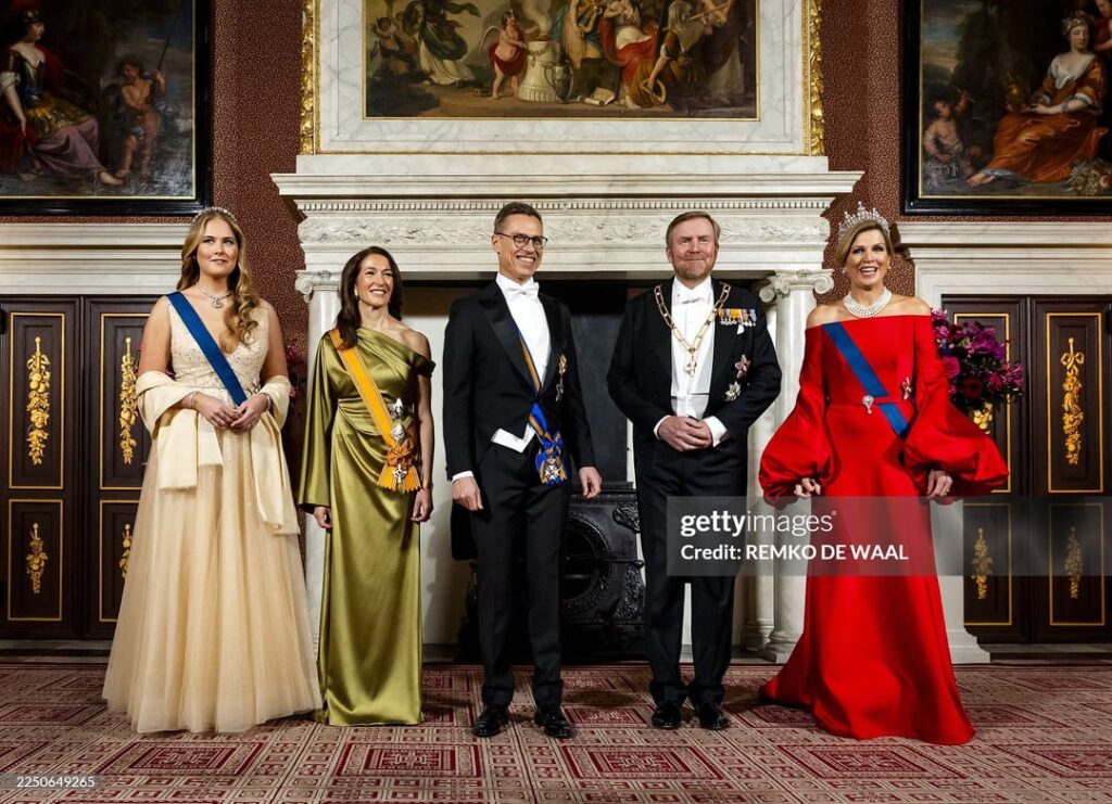 The Dutch Royal Family at Tonight's State Dinner