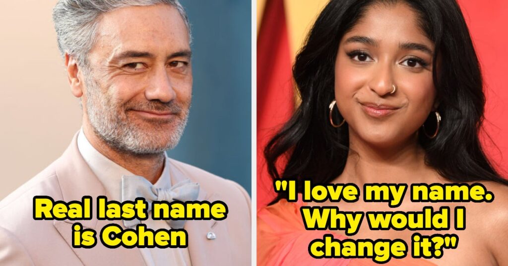 8 Celebrities With Stage Names, And 8 Without Them