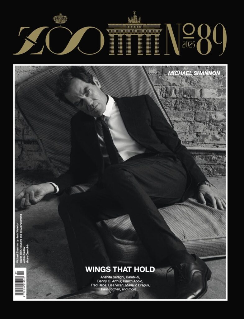 Michael Shannon covers the latest issue of Zoo Magazine. Photographed by Jack Waterlot & styled by Patrick Mackie.