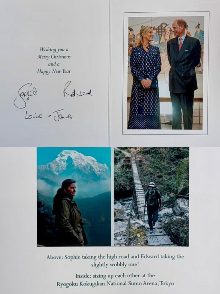 Duke and Duchess of Edinburgh release their 2025 Christmas card