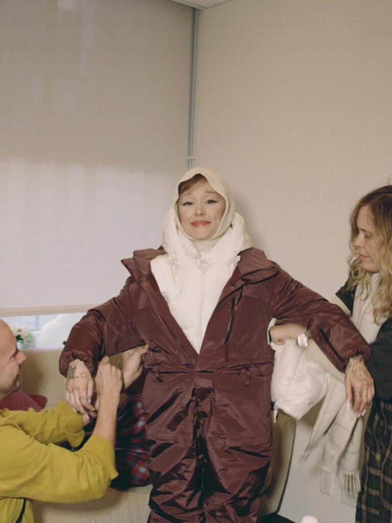 Ariana Grande getting ready to host Saturday Night Live