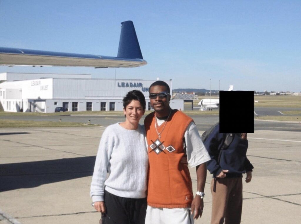 Actor Chris Tucker is featured multiple times, alongside Ghislaine Maxwell & Bill Clinton, in the recently released Epstein Files.