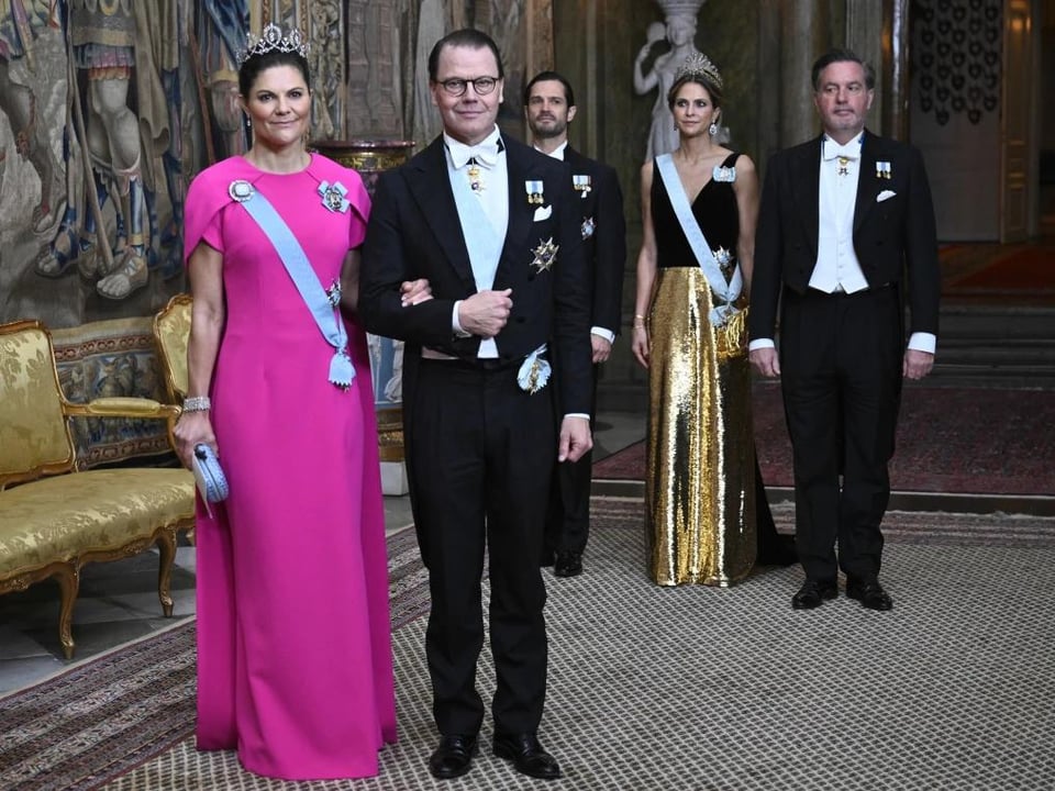 Swedish Royals Attend the King's Nobel Dinner