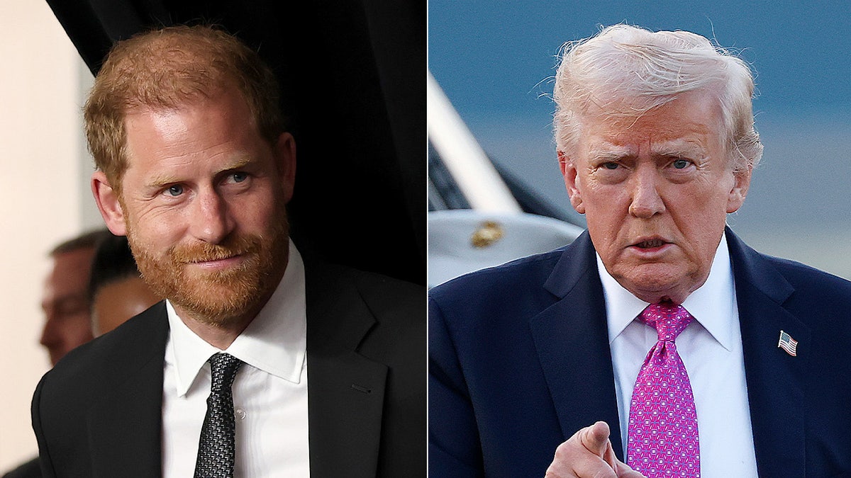 Prince Harry and President Trump
