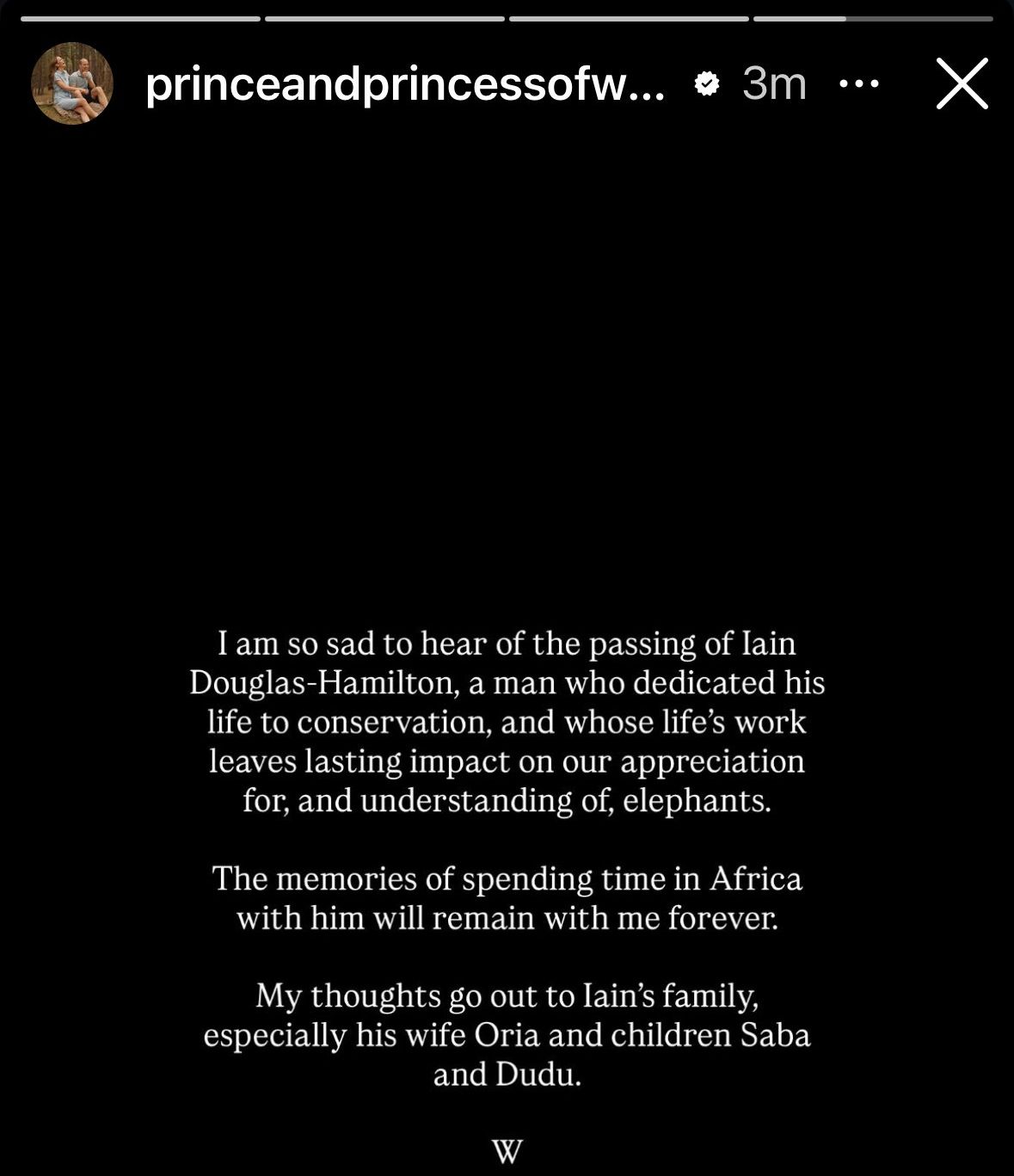 Prince William post