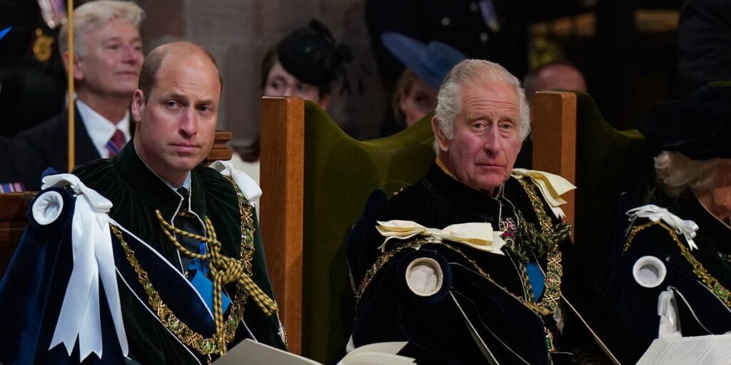 King Charles "Not Thrilled" by Rumors Prince William's in Charge