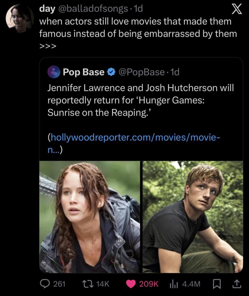 This got me thinking: what actor who's embarrassed by something they've done are you baffled by?