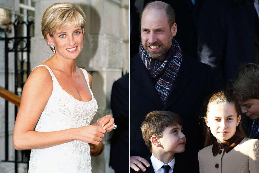 Prince William Introduces George, Charlotte and Louis to a Princess Diana Superfan at Royal Christmas Walk