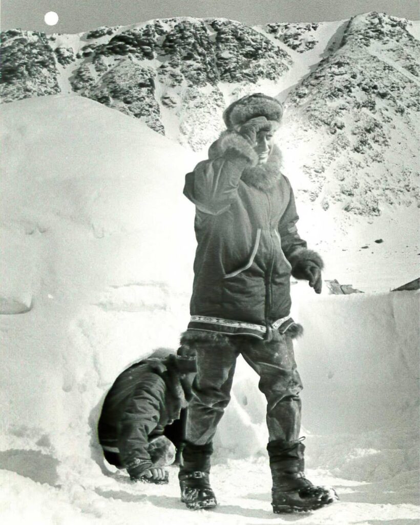 Photos from Charles' 1975 trip to the Canadian Arctic. The king will appear on an ITV documentary about climate change in the region with Steve Backshall on Dec 18