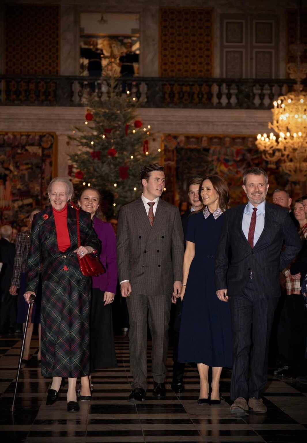 Danish Royal Family hosts Christmas event for staff