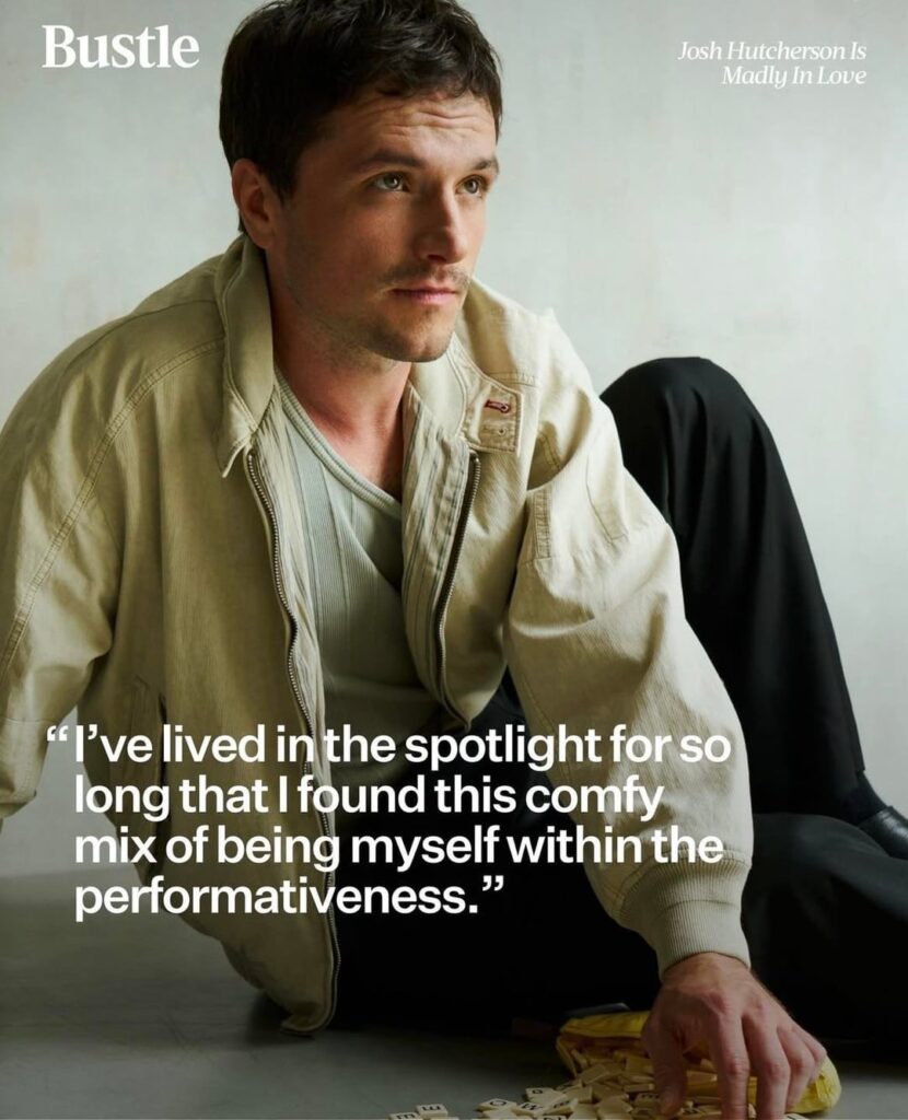 Josh Hutcherson for Bustle on his performances, loving the show Girls and falling in love