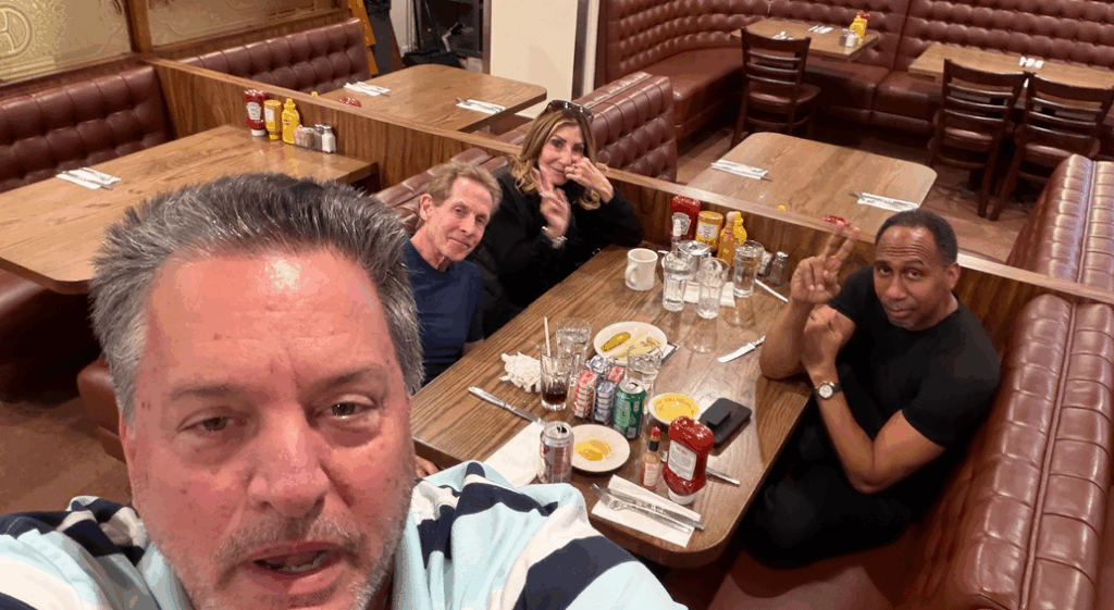 Stephen A. Smith and Skip Bayless reunite over pastrami on rye
