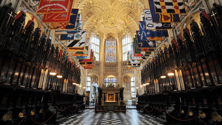The Lady Chapel in Westminster Abbey, central London.  Pic: PA
