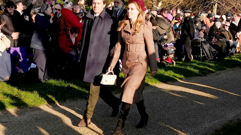 Princess Beatrice and Edoardo Mapelli Mozzi. Pic: PA