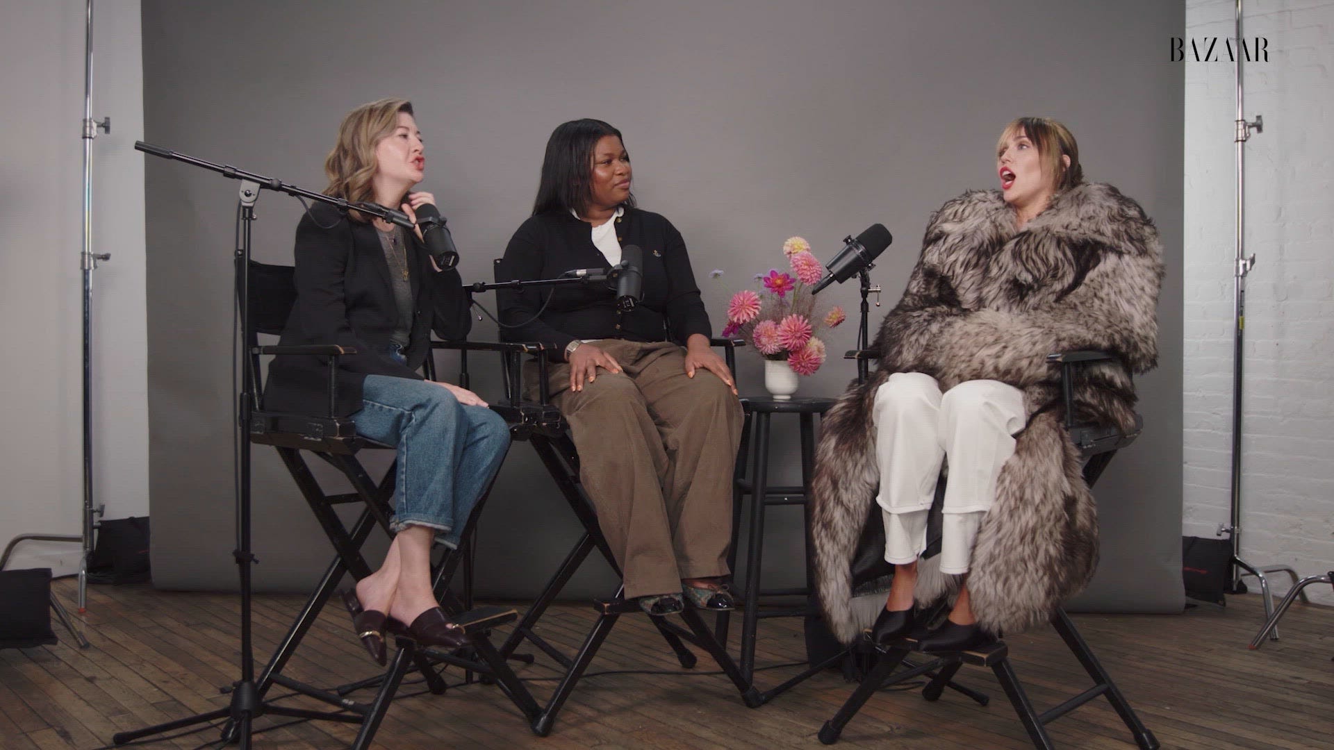 celebrities in stylish outfits on the red carpet at an event