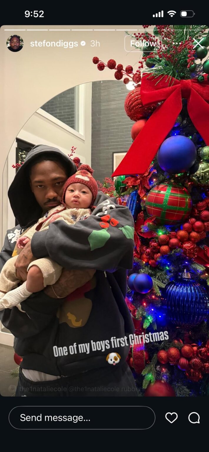 Stefon Diggs shares new pictures of his newborn children from this year (including his with Cardi’s)