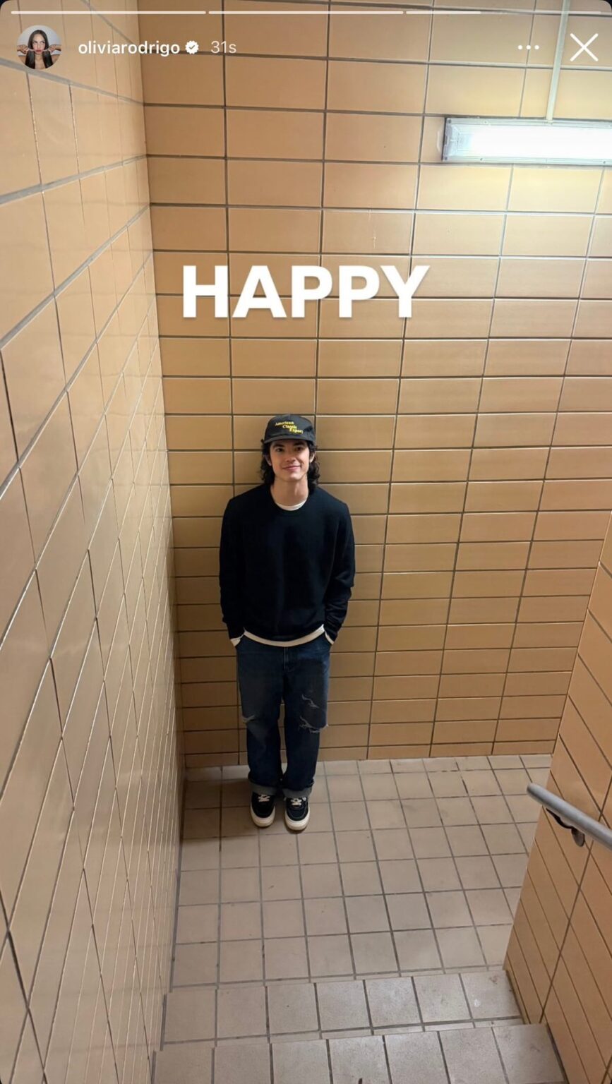 Olivia Rodrigo wishes a happy birthday to her best friend Conan Gray via Instagram stories
