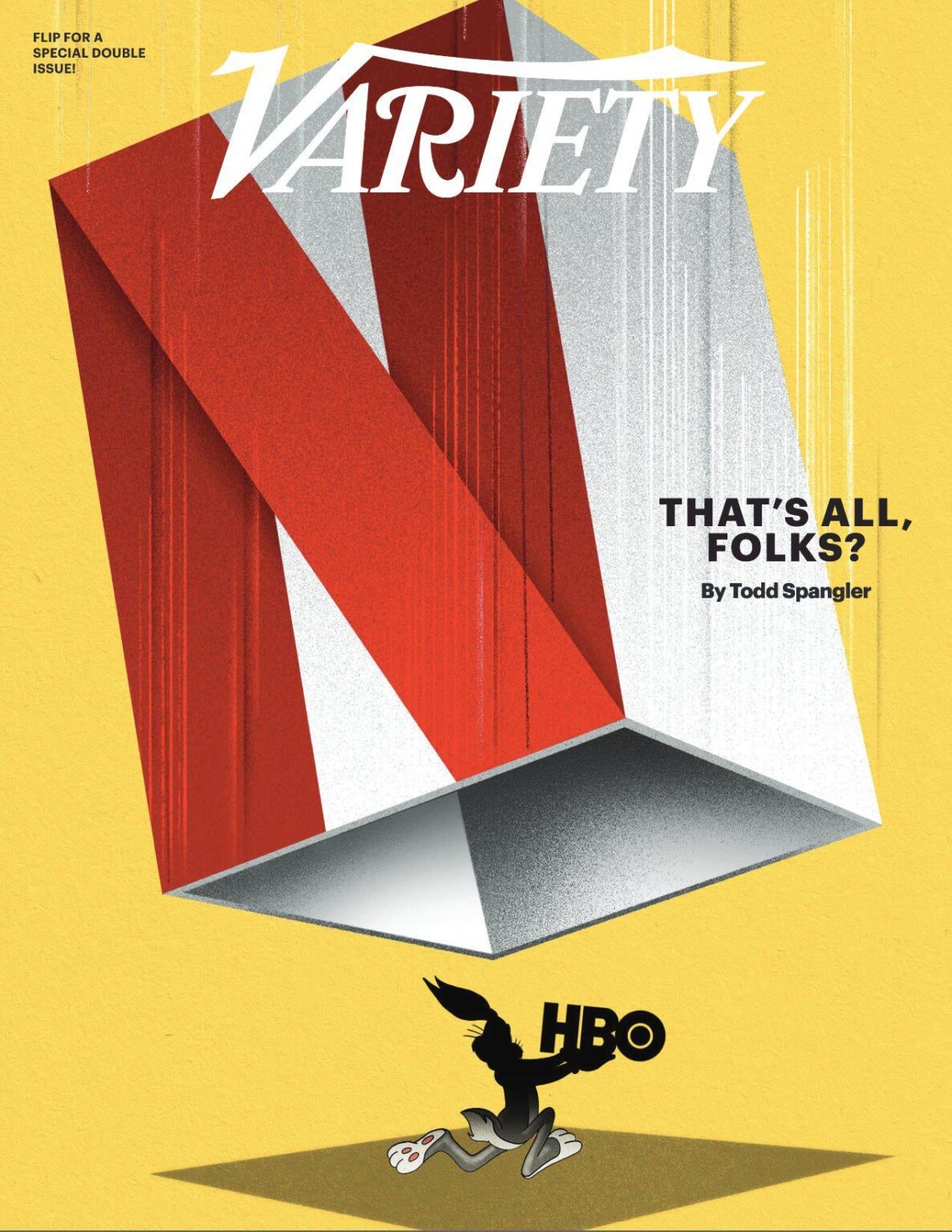 Variety cover referencing the Netflix takeover of Warner Brothers