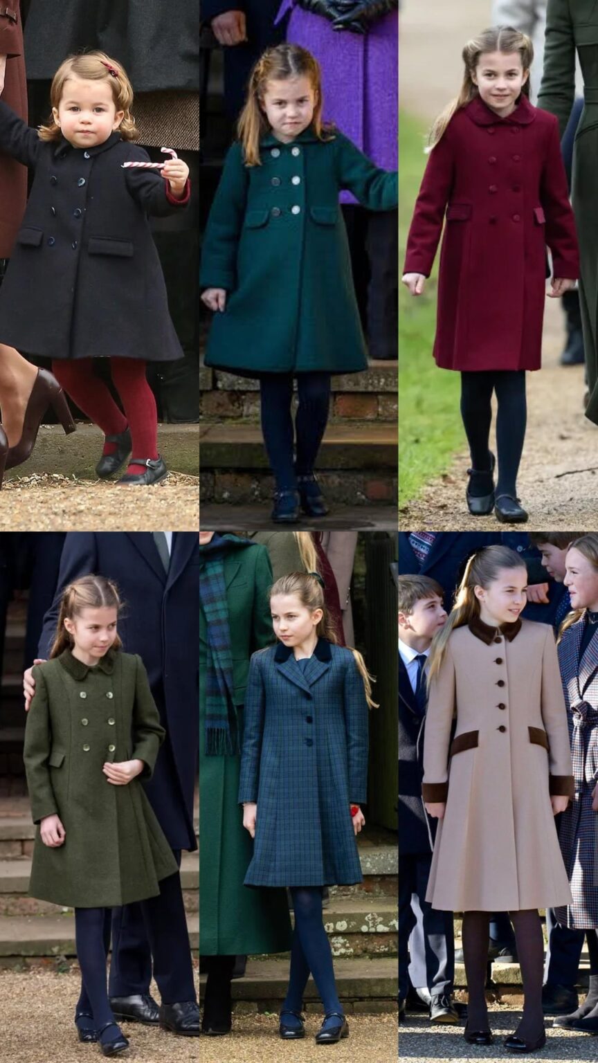 Princess Charlotte Christmas outfits 🎄