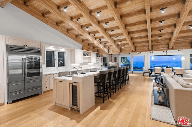 Avril Lavigne's former beachfront Mansion in Malibu, Calfornia, which she sold in 2023 after three years