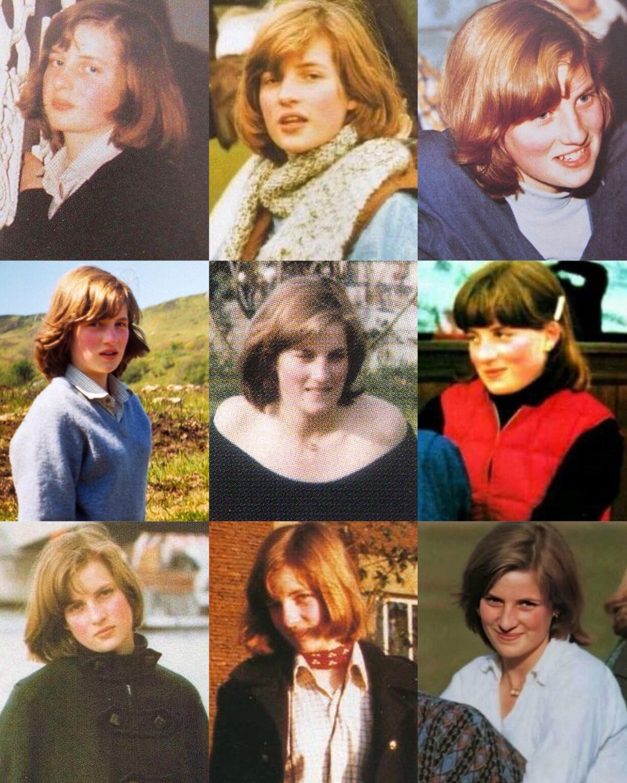 Princess Diana as a teenager