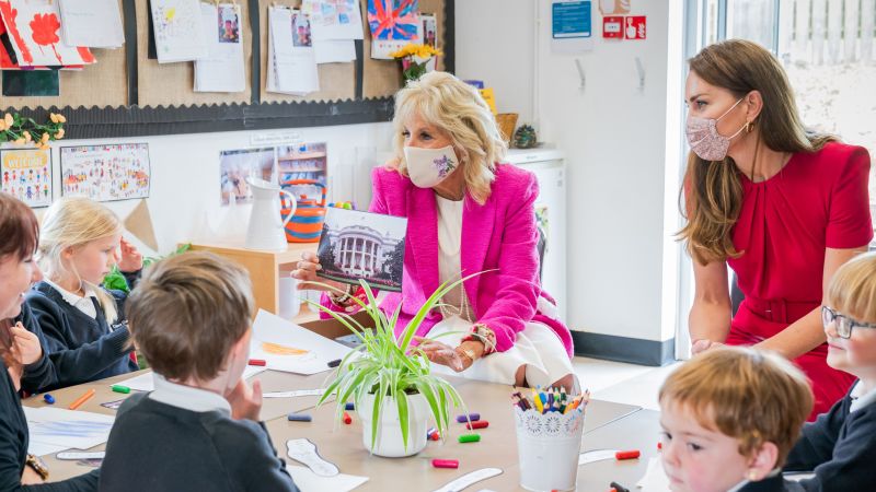Jill Biden and the Duchess of Cambridge: This is what our kids deserve