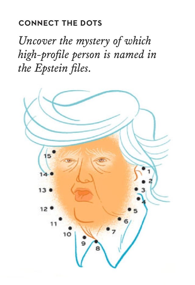 The New Yorker puzzles this week feature Donald Trump