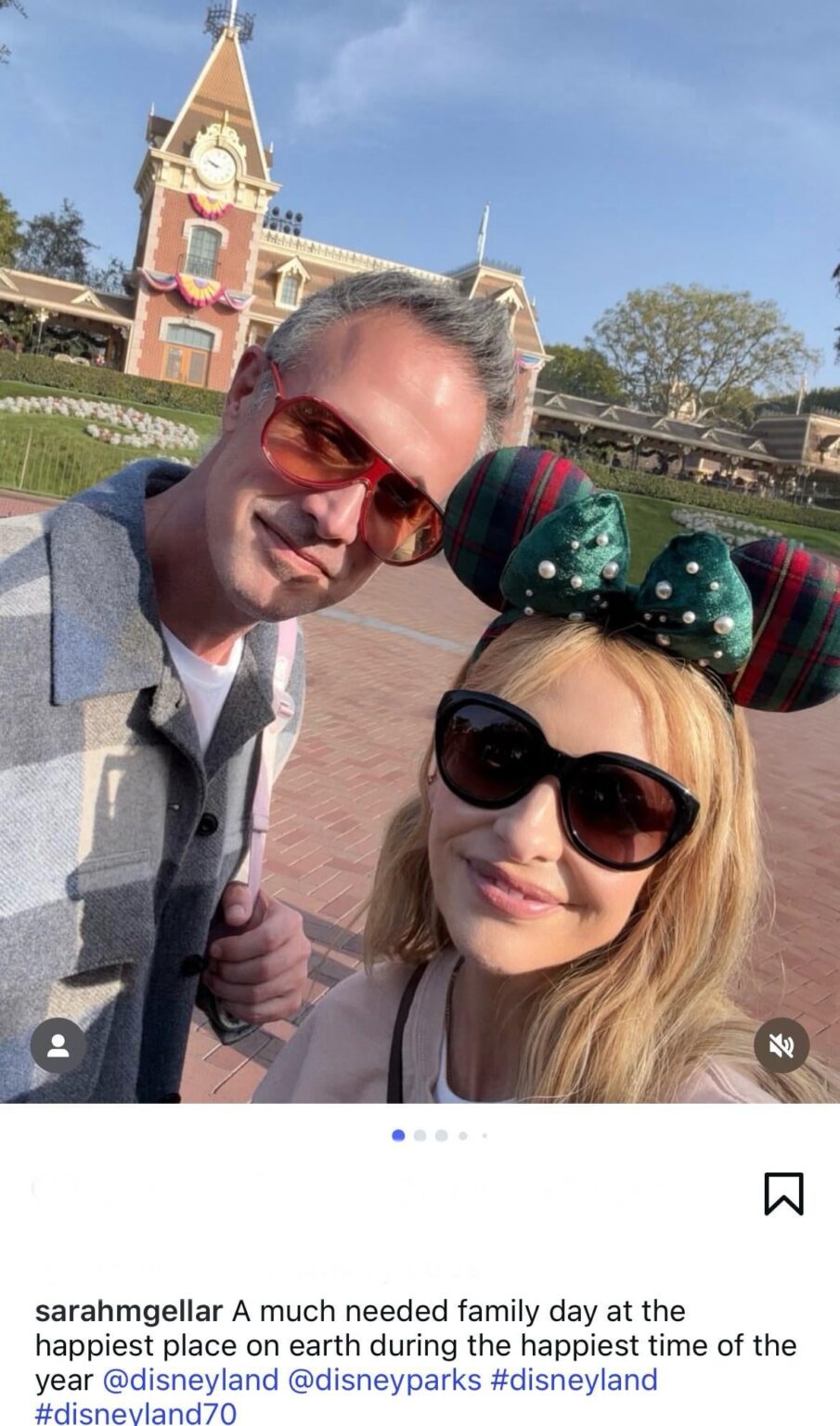 Sarah Michelle Gellar and Freddie Prinze Jr. at Disneyland recently