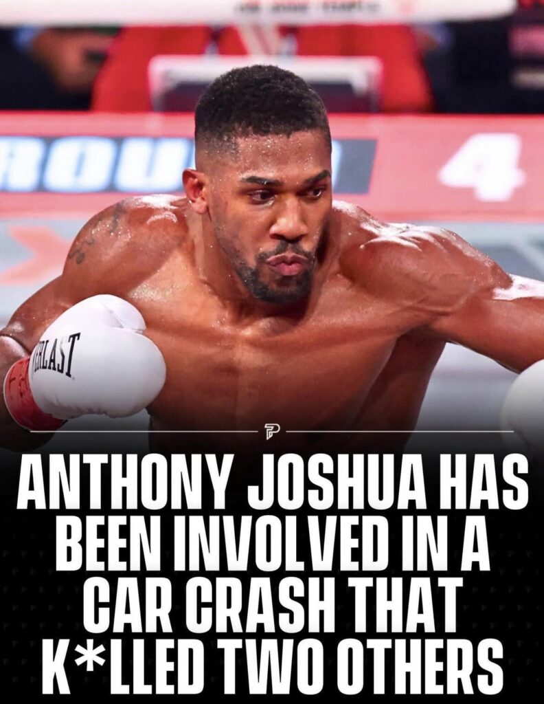 Boxer Anthony Joshua injured in car crash that killed 2 others in Nigeria