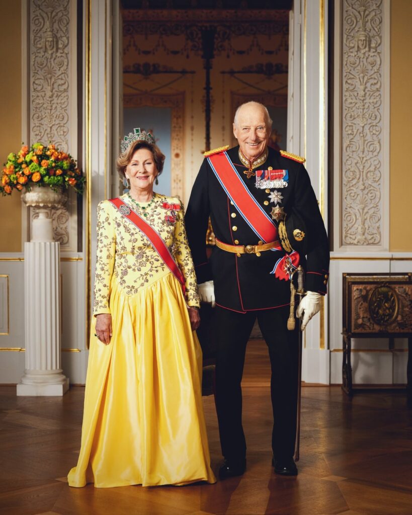 New Official Portraits of King Harald V and Queen Sonja of Norway New Official Portraits of King Harald V and Queen Sonja of Norway