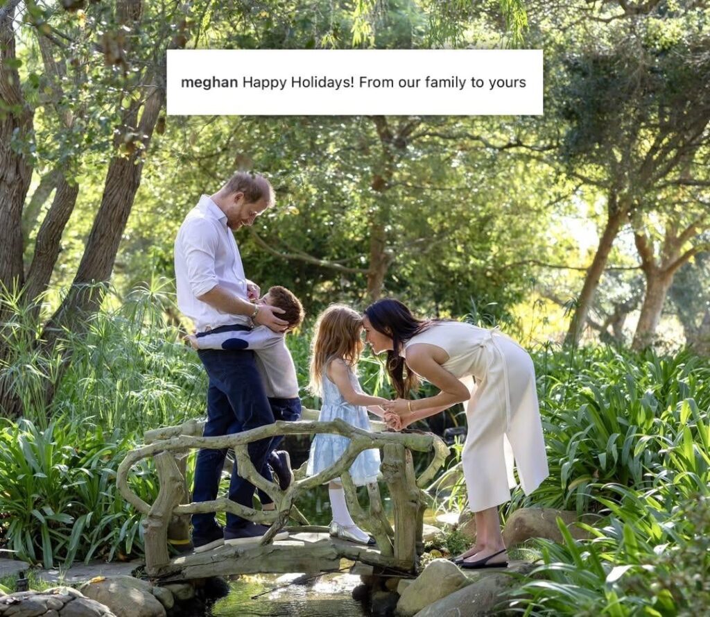 Meghan, Duchess of Sussex, shares her 2025 holiday card with Harry, Archie & Lilibet: “Happy Holidays! From our family to yours”