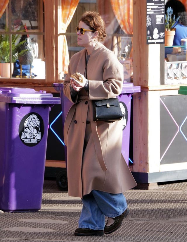 Eugenie spotted at Winter Wonderland Christmas market in Hyde Park