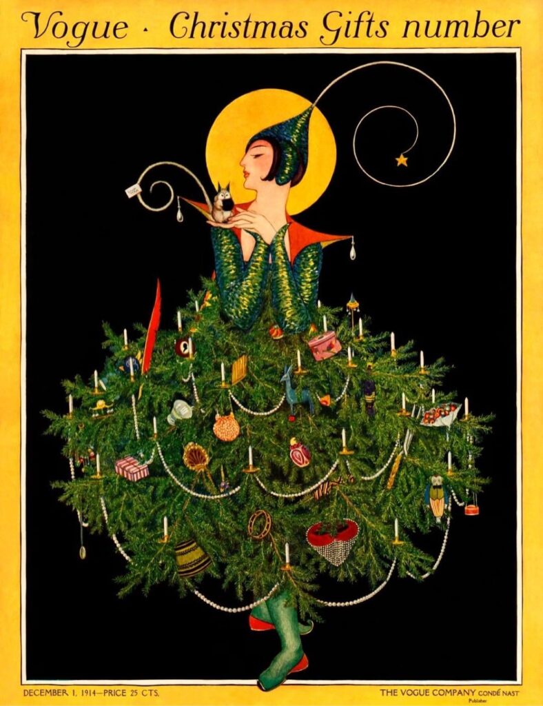 Past Holiday covers from Vogue