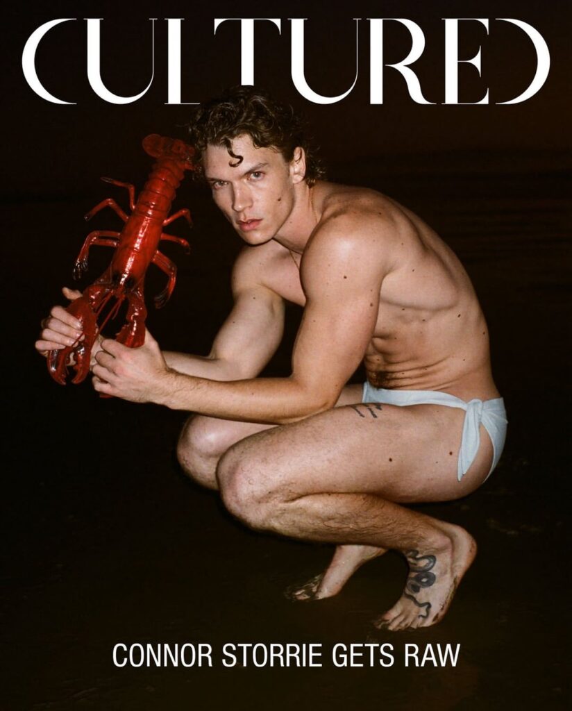 Heated Rivalry star, Connor Storrie for Cultured Magazine, photographed by Christian Coppola.