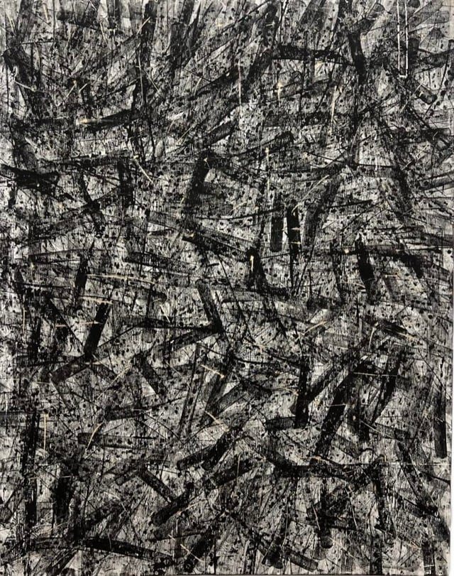 Artist Lex Marie’s art piece ‘Because I Love You’ is going viral. It was created by beating a canvas with a belt. The piece is her critique of disciple in black households.