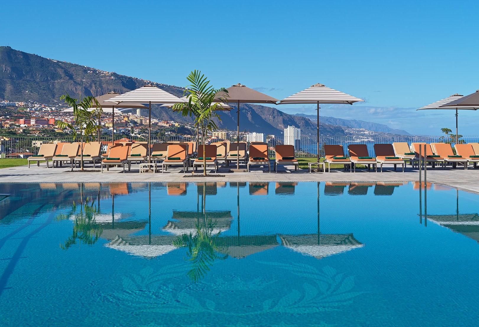 Swimming pool at Gran Hotel Taoro, Tenerife.
