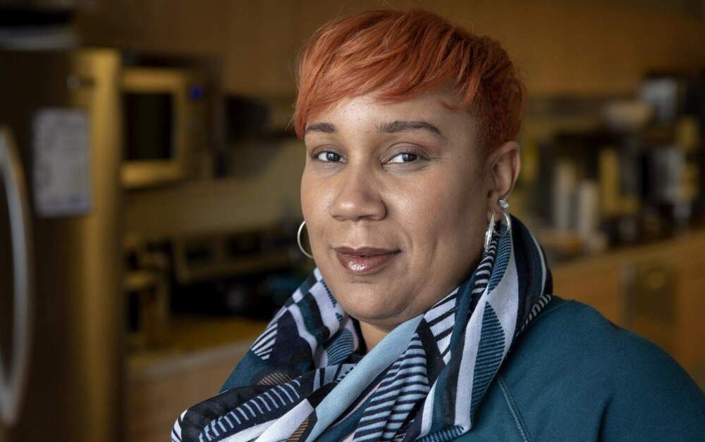 Chef and food stylist Elle Simone Scott dies at 49 Chef Elle Simone at WBUR in 2019. (Robin Lubbock/WBUR)