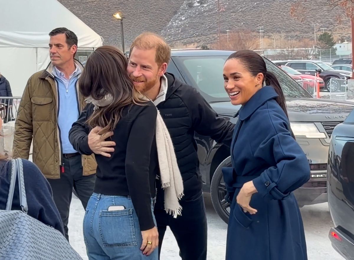 Meghan and Harry greeted fans in Utah