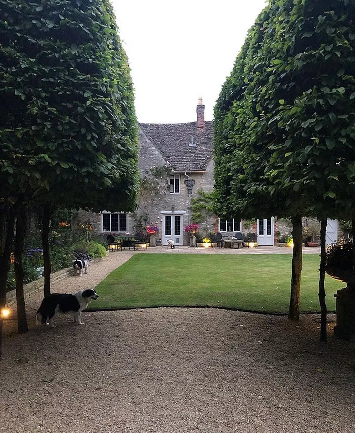 They all live under one roof in his six-bedroom Cotswolds manor house