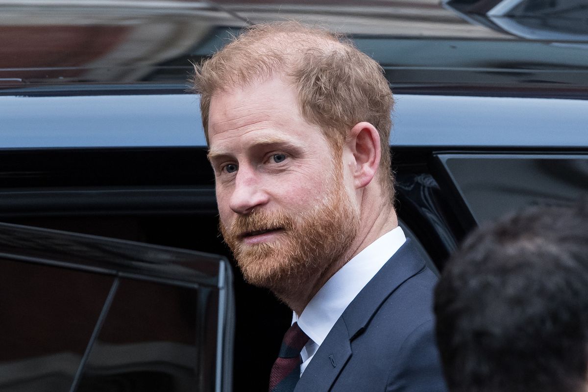 Prince Harry at the High Court in London