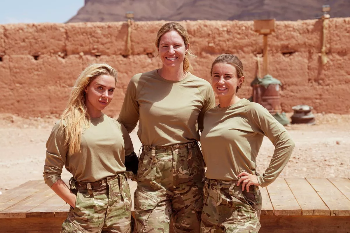 Stars celebrate unforgettable all-female win on Celebrity SAS: Who Dares Wins