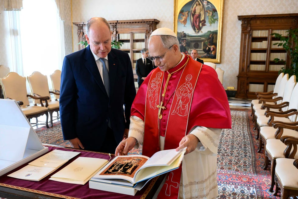 Pope Leo XIV Meets With Prince Albert II Of Monaco